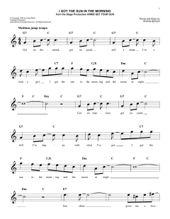 I Got The Sun In The Morning von Irving Berlin (Download) 