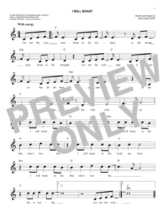 I Will Boast von Phillips, Craig & Dean (Download) 