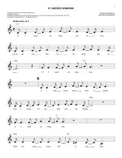 If I Needed Someone von The Beatles (Download) 