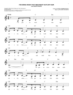 I'm Gonna Wash That Man Right Outa My Hair von Richard Rodgers (Download) 