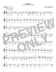 I'm Late von Sammy Fain (Download) 