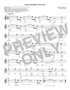 I'm So Lonesome I Could Cry (Download) 