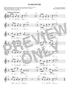 In A Mellow Tone von Milton Gabler (Download) 