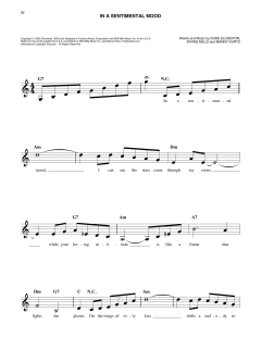 In A Sentimental Mood von Duke Ellington (Download) 