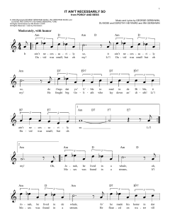 It Ain't Necessarily So von Ira Gershwin (Download) 