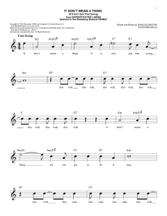 It Don't Mean A Thing von Duke Ellington (Download) 