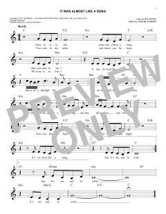 It Was Almost Like A Song von Ronnie Milsap (Download) 