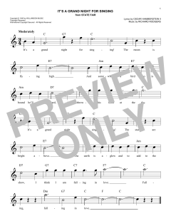 It's A Grand Night For Singing von Richard Rodgers (Download) 