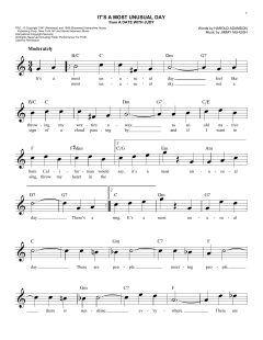 It's A Most Unusual Day von Harold Adamson (Download) 