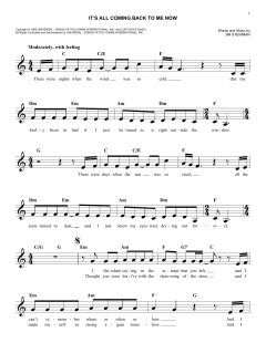 It's All Coming Back To Me Now von Celine Dion (Download) 