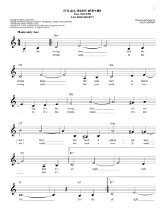 It's All Right With Me von Cole Porter (Download) 