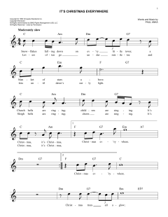 It's Christmas Everywhere von Paul Anka (Download) 