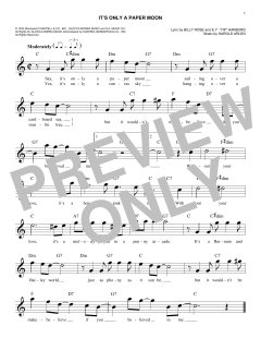 It's Only A Paper Moon von Harold Arlen (Download) 