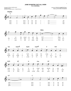June Is Bustin' Out All Over von Richard Rodgers (Download) 