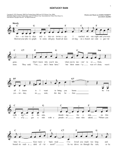 Kentucky Rain von Elvis Presley (Download) 