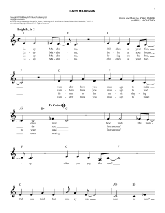 Lady Madonna von The Beatles (Download) 