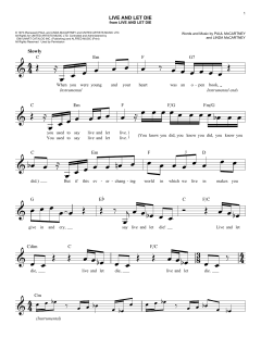 Live And Let Die von Wings (Download) 