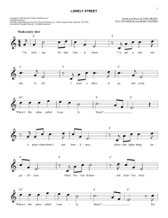 Lonely Street von Andy Williams (Download) 