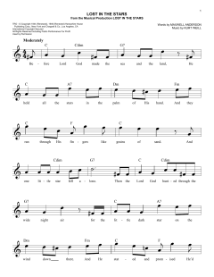 Lost In The Stars von Kurt Weill (Download) 