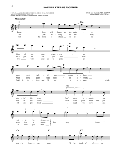 Love Will Keep Us Together von Neil Sedaka (Download) 