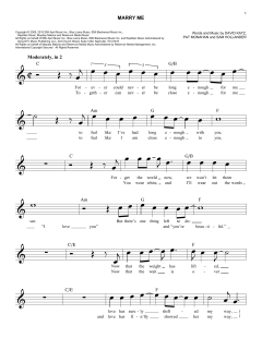 Marry Me von Train (Download) 