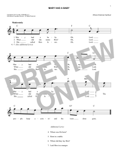 Mary Had A Baby (Download) 