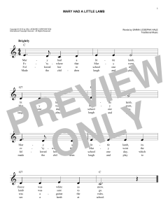 Mary Had A Little Lamb von Sarah Josepha Hale (Download) 