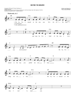 Maybe I'm Amazed von Paul McCartney (Download) 