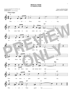 Mexicali Rose von Bing Crosby (Download) 