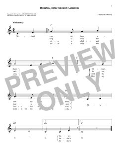 Michael Row The Boat Ashore (Download) 