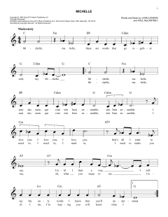 Michelle von The Beatles (Download) 