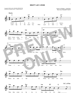 Mighty Lak' A Rose von Ethelbert Nevin (Download) 