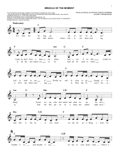 Miracle Of The Moment von Steven Curtis Chapman (Download) 