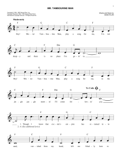 Mr. Tambourine Man von Bob Dylan (Download) 