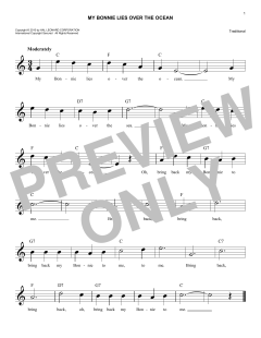 My Bonnie Lies Over The Ocean (Download) 