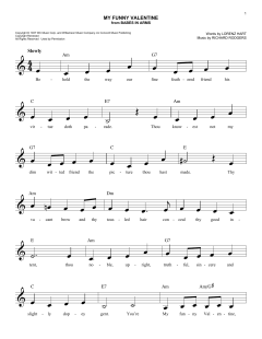 My Funny Valentine von Richard Rodgers (Download) 