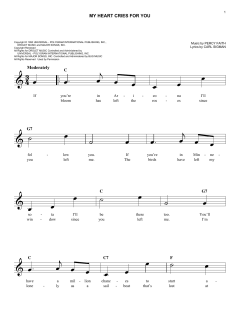 My Heart Cries For You von Carl Sigman (Download) 