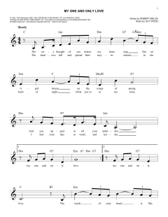 My One And Only Love von Guy Wood (Download) 