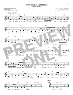 Never Smile At A Crocodile von Jack Lawrence (Download) 