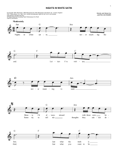 Nights In White Satin von The Moody Blues (Download) 