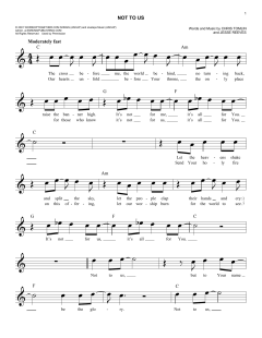 Not To Us von Chris Tomlin (Download) 