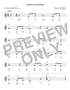 O Come, Little Children von J.P.A. Schulz (Download) 