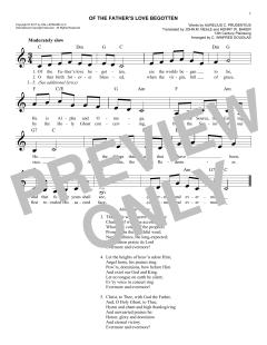 Of The Father's Love Begotten von Aurelius C. Prudentius (Download) 