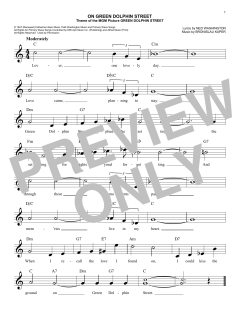 On Green Dolphin Street von Ned Washington (Download) 