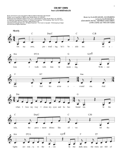 On My Own von Alain Boublil (Download) 