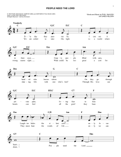 People Need The Lord von Steve Green (Download) 