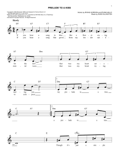 Prelude To A Kiss von Duke Ellington (Download) 