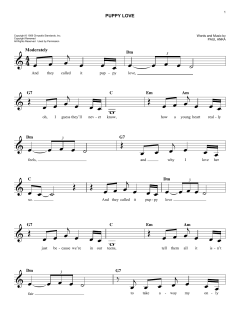 Puppy Love von Paul Anka (Download) 