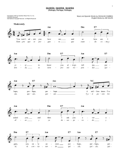 Quizás, Quizás, Quizás von Joe Davis (Download) 