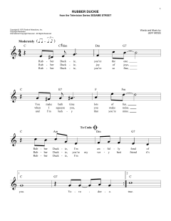 Rubber Duckie von Jeff Moss (Download) 